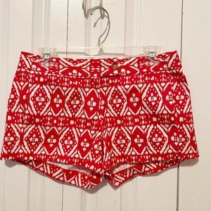 🔥SALE🔥J.Crew Stretch red and white short  City Fit 4